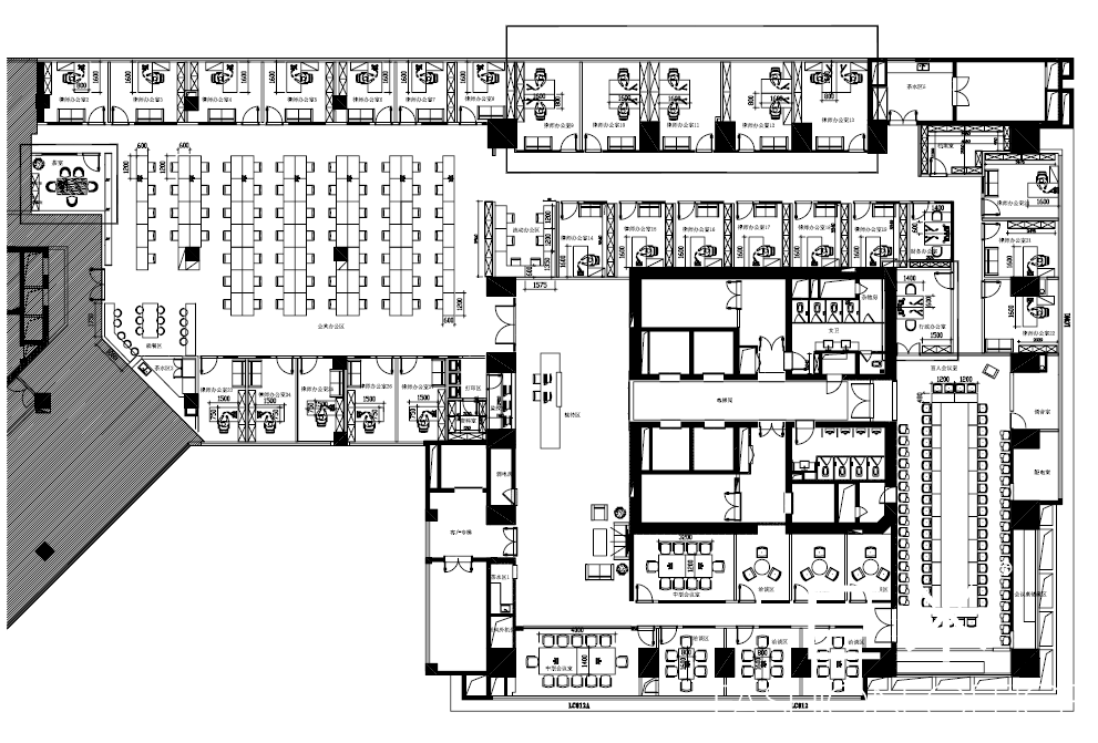 泰和泰辦公家具工程案例設計圖